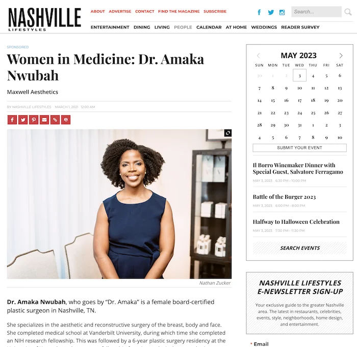Women in Medicine: Dr. Amaka Nwubah