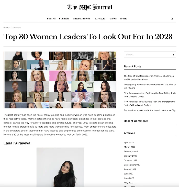 Top 30 Women Leaders To Look Out For In 2023